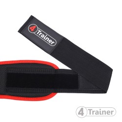 Ceinture lombaire de musculation, double système de fermeture en nylon -  noire pour les clubs et collectivités