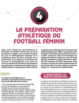 La Prépa Physique du Football Féminin - 4TRAINER Editions