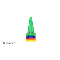 Balises , cones 30 cm percées 12 trous pour baliser votre terrain d'entraînement