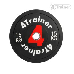 Disque Olympique - Bumper de Musculation pour Barre d'Haltérophilie - 4Trainer