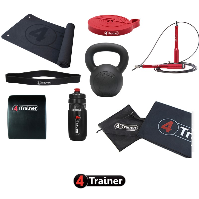 Home Fitness Pack - Pack d'Entraînement avec Kettlebell inclus Home Fitness Pack - Pack d'Entraînement avec Kettlebell inclus