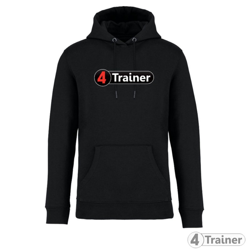Sweat-shirt à capuche unisexe - 350g - Coton Bio - 4TRAINER Sweat-shirt à capuche unisexe - 350g - Coton Bio - 4TRAINER