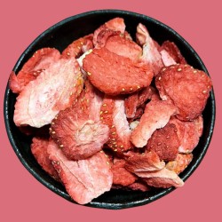 FRAISE CRUNCHY FRUIT BIO - 100% fraises biologiques lyophilisées