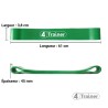 Mini bandes élastiques Powerband Medium Vert