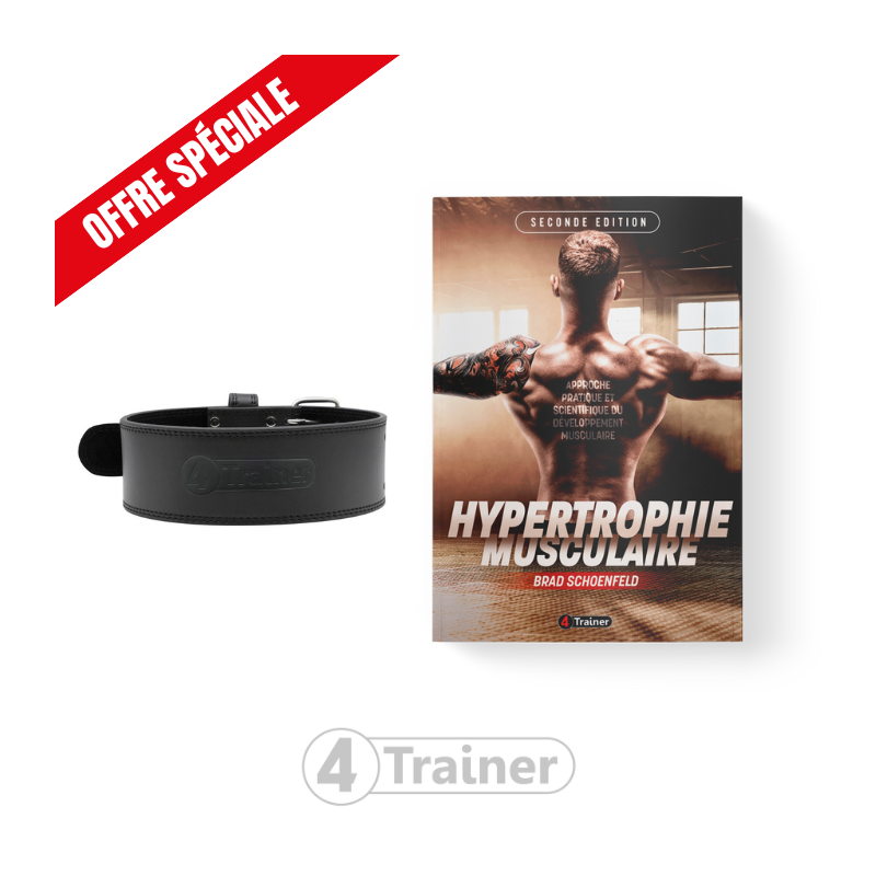 PACK - Hypertrophie Musculaire 2nde Edition + Ceinture de Force en Cuir PACK - Hypertrophie Musculaire 2nde Edition + Ceinture de Force en Cuir