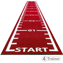 PISTE EN GAZON - 10 x 1 m - CURLED – Poils Courts - 4TRAINER