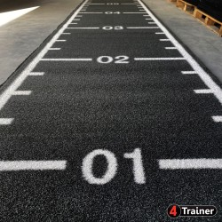PISTE EN GAZON - 10 x 1 m - CURLED – Poils Courts - 4TRAINER