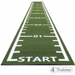 PISTE EN GAZON - 20 x 1 m - CURLED – Poils Courts - 4TRAINER