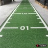 PISTE EN GAZON - 20 x 1 m - CURLED – Poils Courts - 4TRAINER