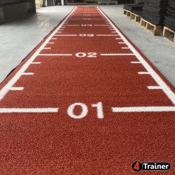 PISTE EN GAZON - 20 x 1 m - CURLED – Poils Courts - 4TRAINER