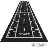 PISTE EN GAZON - 15 x 2 m - CURLED – Poils Courts - 4TRAINER