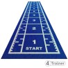 PISTE EN GAZON - 20 x 2 m - CURLED – Poils Courts - 4TRAINER