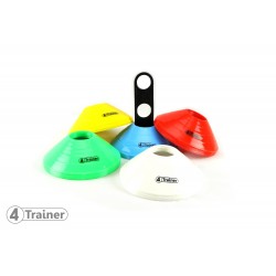 Lot de 50 repères souples  - Pour délimiter et baliser votre terrain d'entrainement